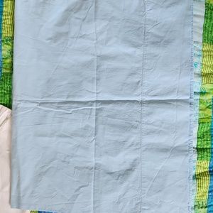 Blue pillowcase
